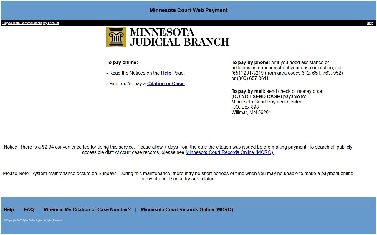 Blue Earth County probate records Minnesota Court Web Payment source distinction